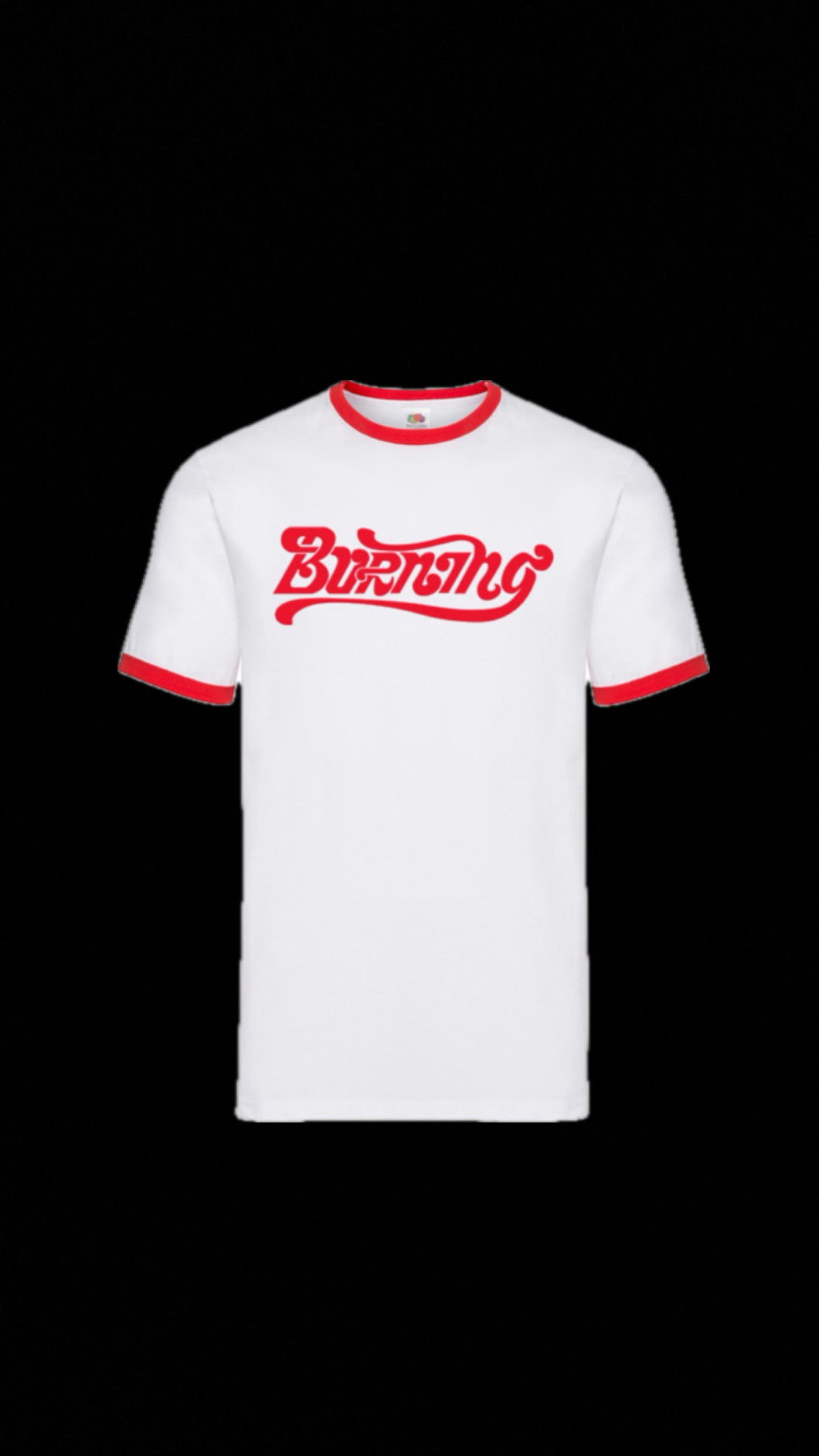 Camiseta blanca BURNING