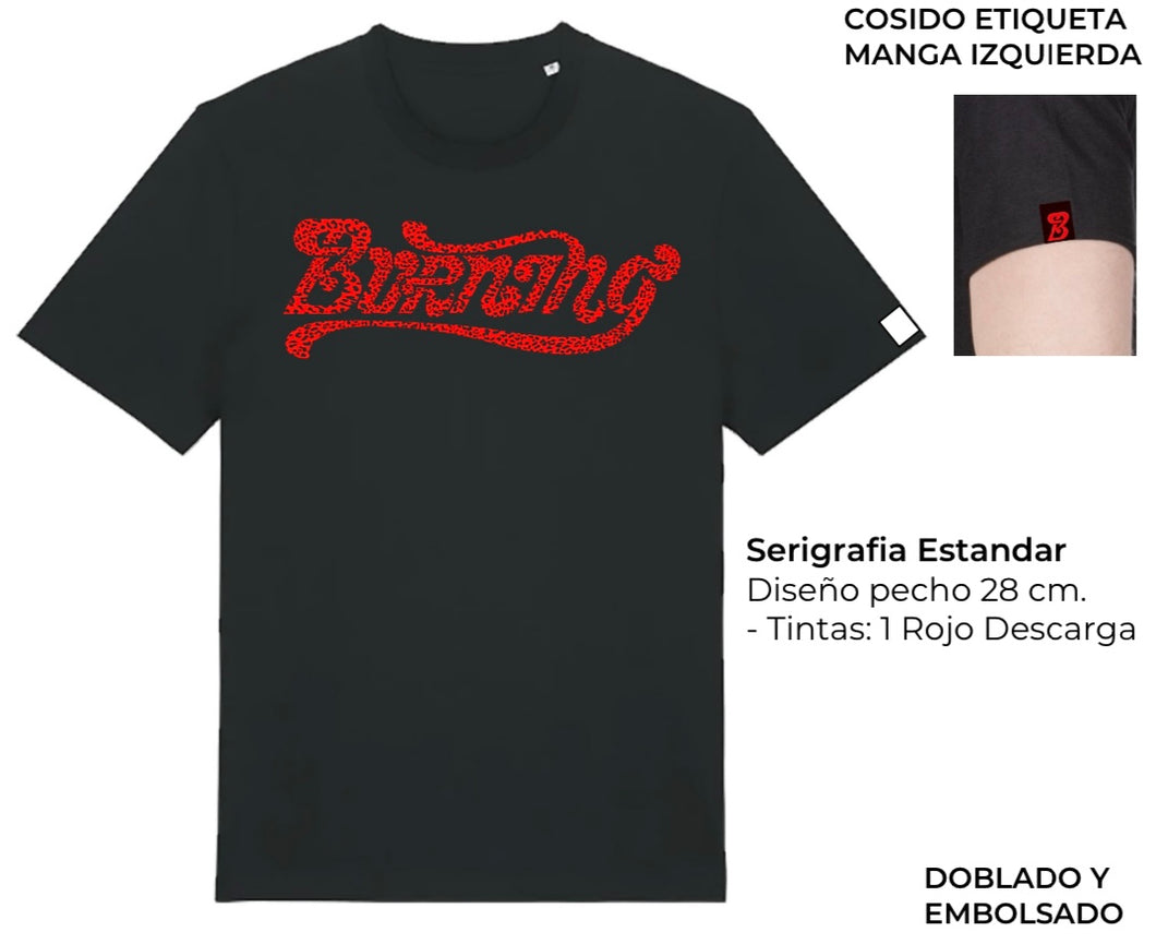 Camiseta leopardo rojo